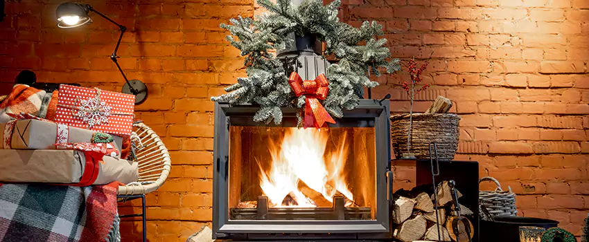 Travis Industries Linear Gas Fireplace Installation in Owasso, Oklahoma