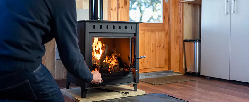 Open Hearth Wood Fireplace Installation in Owasso, OK