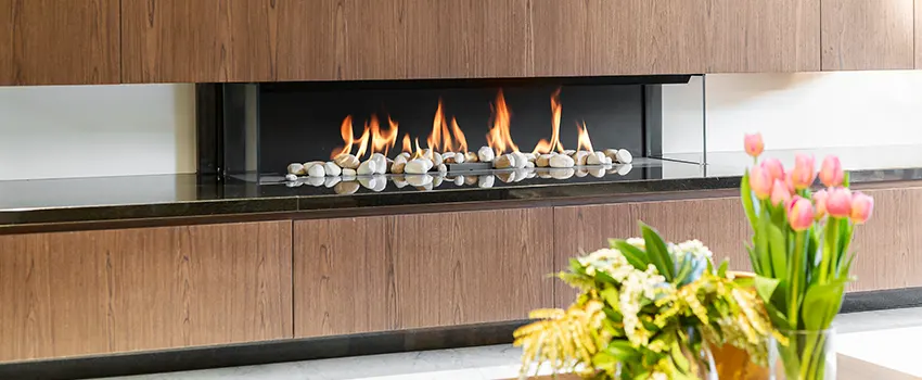 Double-height Fireplace Design Refurbishment in Owasso, Oklahoma